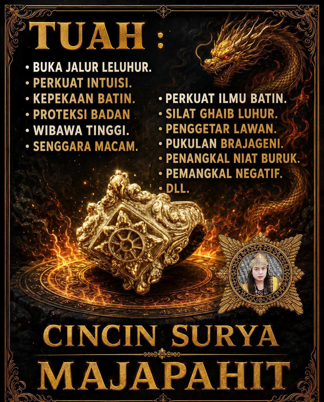 CINCIN SURYA MAJAPAHIT