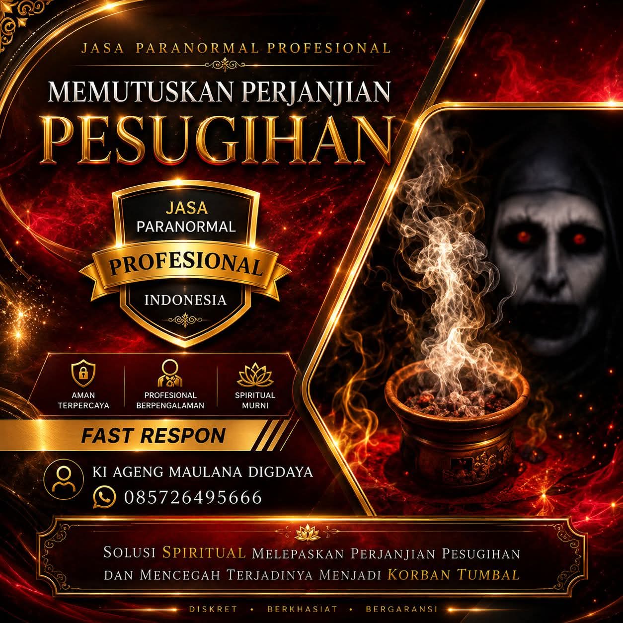 Memutuskan Perjanjian Pesugihan