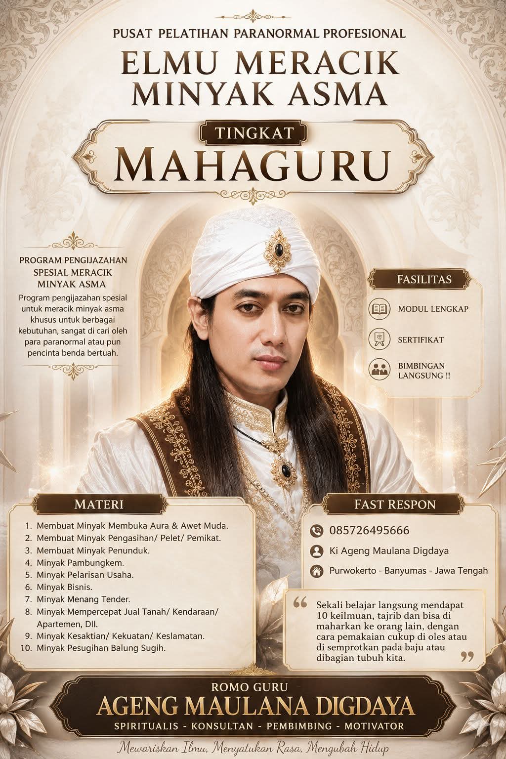 ILMU MERACIK MINYAK ASMA