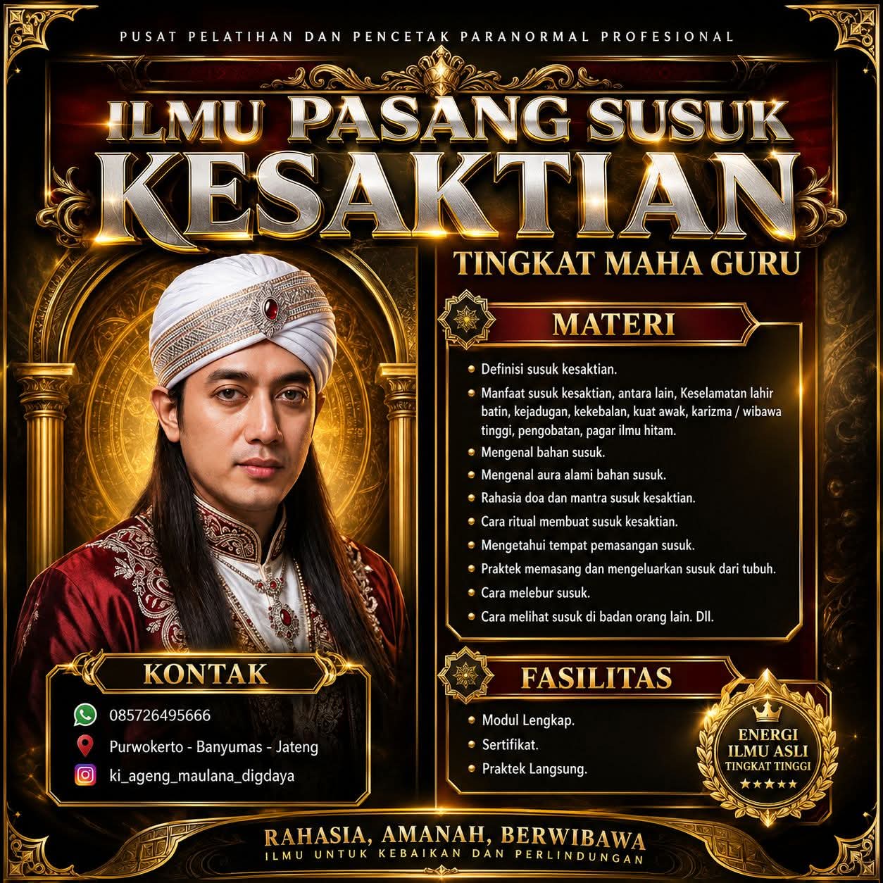 ILMU PASANG SUSUK KESAKTIAN