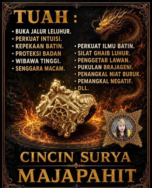 CINCIN SURYA MAJAPAHIT